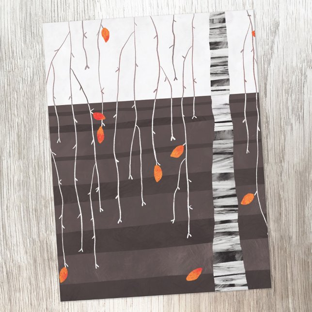 Winter Landscape Tree Art Postcard (Creator Uploaded)