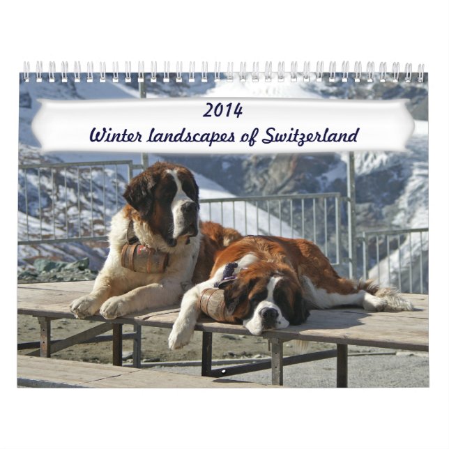 Winter landscapes of Switzerland Calendar (Cover)