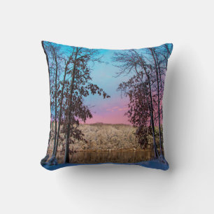 Winter lanscape cushion
