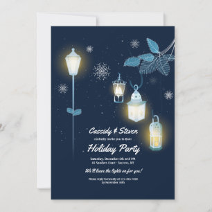 Winter Lanters Invitation