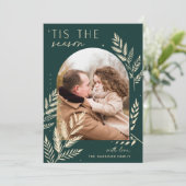 Winter Laurel | Tis the Season Photo Holiday Card (Standing Front)