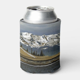 Winter Leadville Colorado Mountain Landscape  Can Cooler