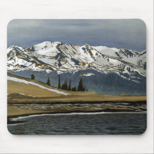 Winter Leadville Colorado Mountain Landscape Mouse Pad