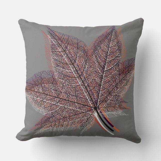 Winter Leaf Cushion (Front)