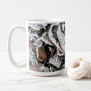 WINTER LEAVES COFFEE MUG