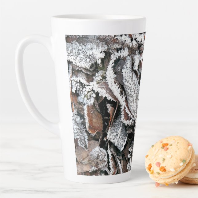 WINTER LEAVES LATTE MUG (In Situ)