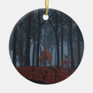 Winter Leaves Ornament
