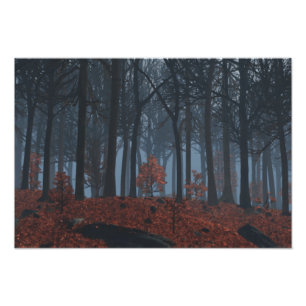 Winter Leaves Photo Print