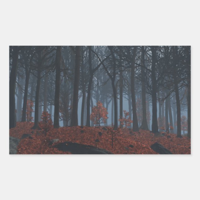 Winter Leaves Stickers (Front)