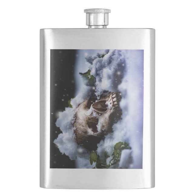 Winter Life IV Hip Flask (Front)