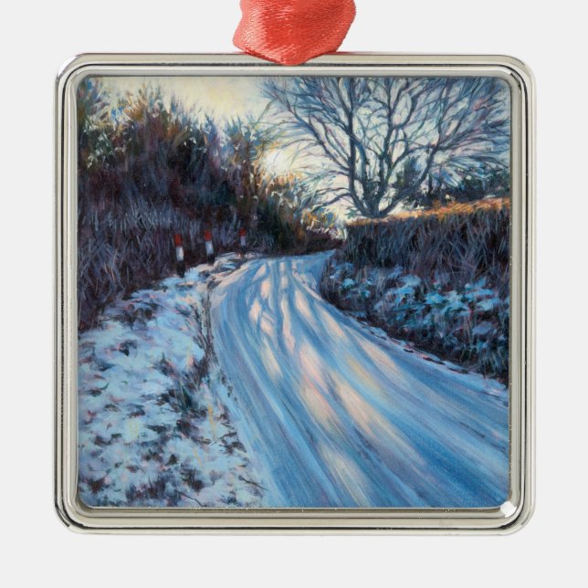 Winter Light Metal Tree Decoration (Front)