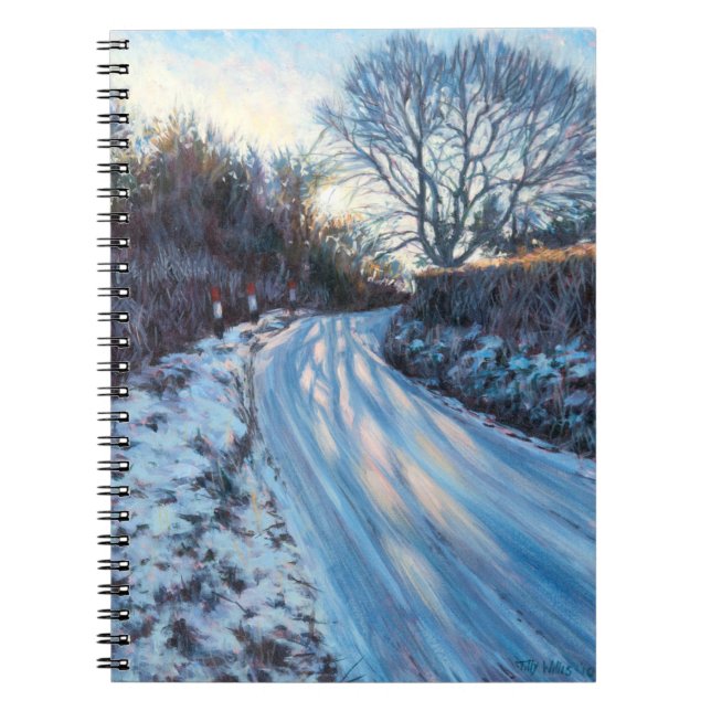 Winter Light Spiral Notebook (Front)