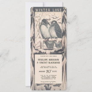 Winter Love Bird - Wedding Invitation