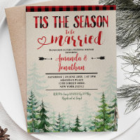 Winter Lumberjack Tis the Season to Be Married