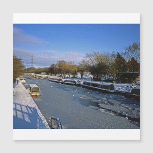 Winter Macclesfield Canal Cheshire England