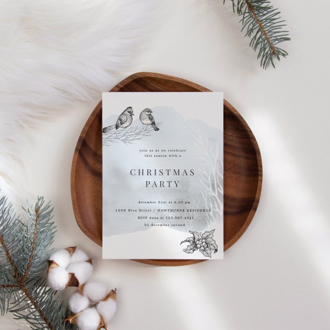 Winter Magic Christmas Party Invitation (Creator Uploaded)