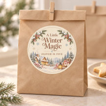 Winter Magic Cosy Woodland Kids Birthday
