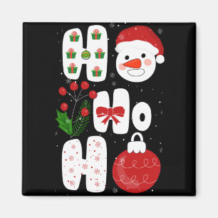 Winter Magic Design Retro Winter Christmas Vector Magnet