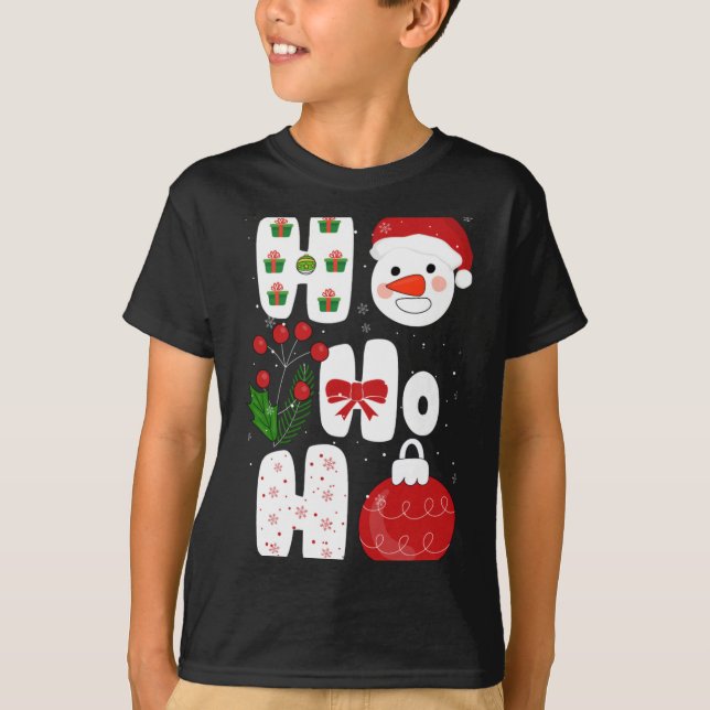 Winter Magic Design Retro Winter Christmas Vector  T-Shirt (Front)