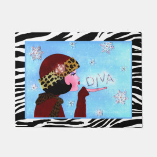 "Winter Magic" DIVA Doormat