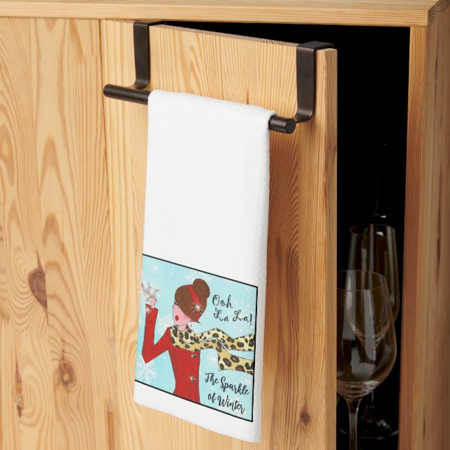 “Winter Magic” DIVA Kitchen Towel (Thirds Fold)