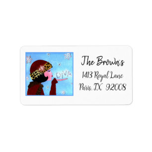 “Winter Magic Diva” Label