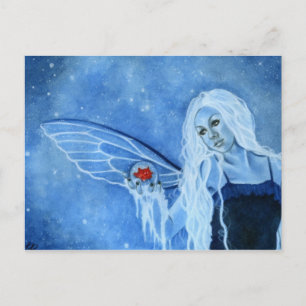 Winter Magic Fairy Postcard