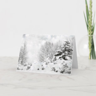 winter magic holiday card