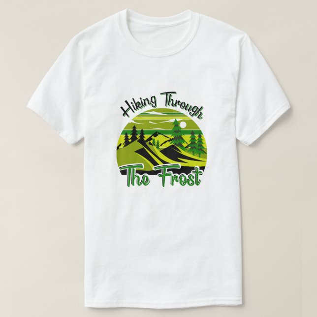 Winter Magic Retro Christmas design T-Shirt (Design Front)