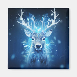 Winter Majesty - Deer Magnet
