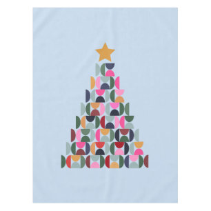 Winter Market 10 Colourful Christmas Tree Tablecloth