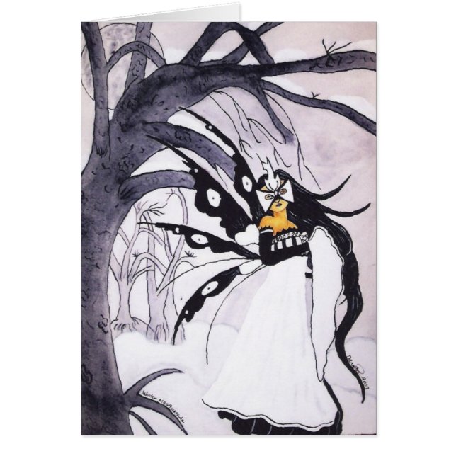 Winter Masquerade Card (Front)