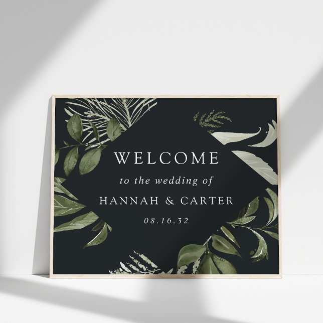 Winter Meadow Wedding Welcome Poster (Creator Uploaded)