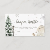 Winter Merry Little Baby Clothes Diaper Raffle