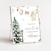 Winter Merry Little Baby Clothes Envelope Station