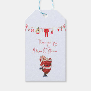 Winter Merry Little Christmas Boy Girl Baby Shower Gift Tags