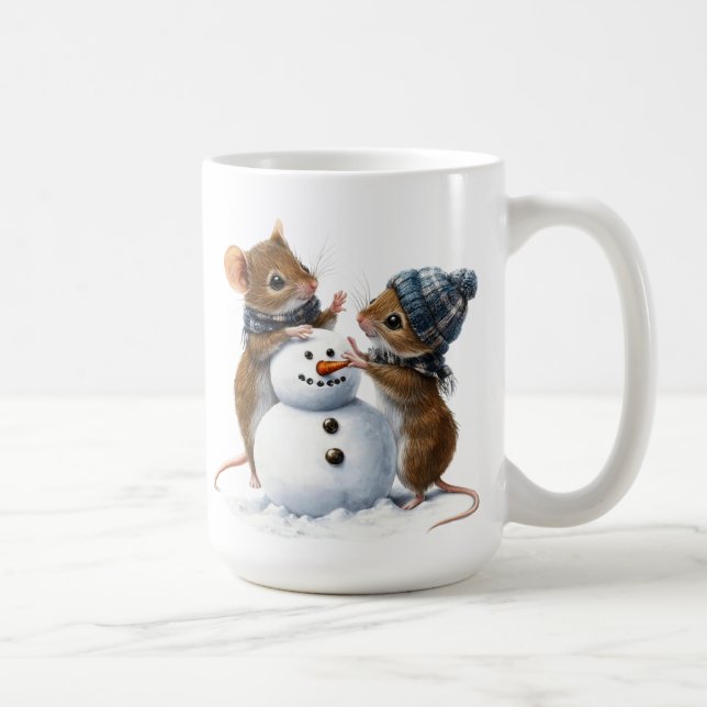 Winter Mice Mug (Right)