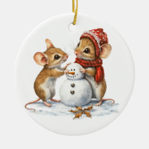 Winter Mice Ornament