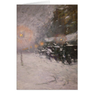 Winter, Midnight - Childe Hassam