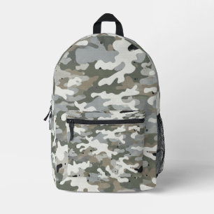 Winter Military Camouflage Pattern Printed Backpack