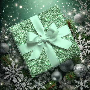 Winter Mint Solid Colour 1.5 inch Satin Ribbon