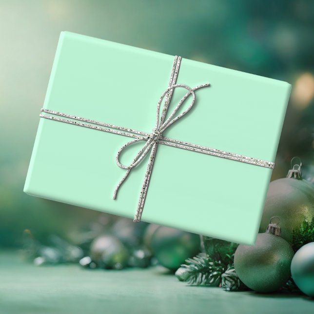 Winter Mint Solid Colour Wrapping Paper (Creator Uploaded)
