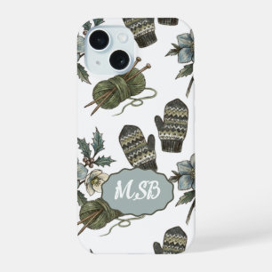 Winter Mitten Knitters iPhone 15 Case