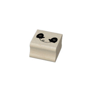 Winter Mittens Rubber Stamp