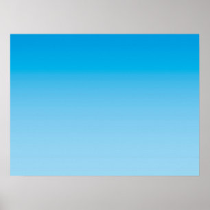 WINTER MOOD – Ice Blue light to deep Poster