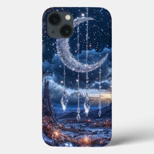Winter Moon Art Mystical Frozen Night iPhone 13 Case