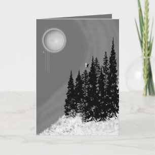 Winter Moon Card