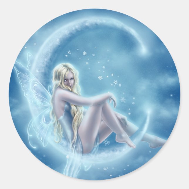 Winter Moon Sticker (Front)