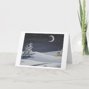 Winter Moonshadows Card