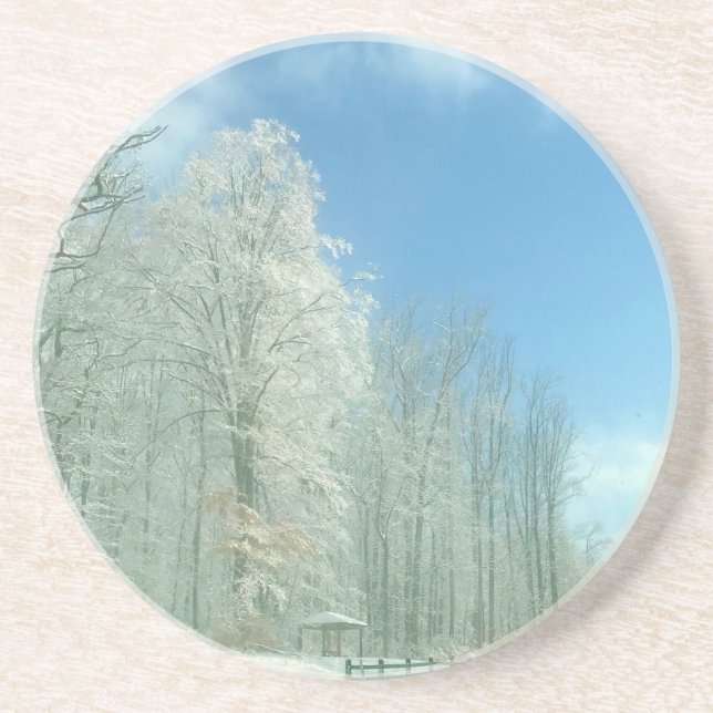 winter morning coaster (Front)